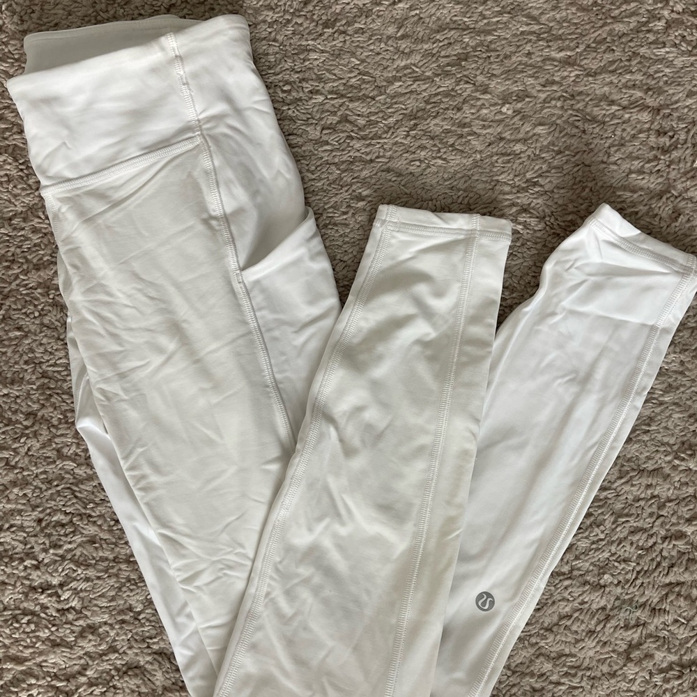 Lululemon Athletica White Leggings